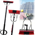 Teles Solar Panel & Window Cleaning Brush Kit 36FT Exteon Pole Efficient Cleaner for Home & Outdoor Use Perfect for Solar Panels &