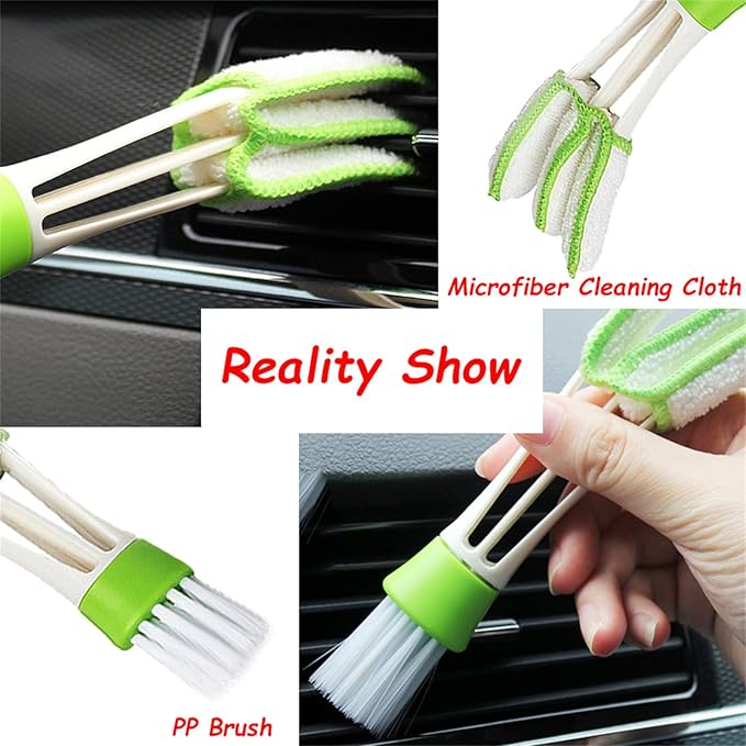 Car Cleaning Tools Kit, 26 Pcs Car Detailing Brush Set, Auto Detailing Drill Brush Set for Cleaning Automobile Interior, Exterior, Wheels, Dashboard, Leather, Air Vents