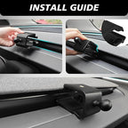 BestEvMod Dashboard Car 1/4 Screw Mount Phone Holder Tablet Mag Safe Compatible with Refreshed Tesla Model Y Juniper Model 3 Highland fits for All Phones & Android 360° (17mm Ball Joint Only)