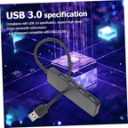 Gadpiparty USB Hub Port Data Splitter Ultra-Slim Expansion Adapter for Laptop and Computer High-Speed Transfer USB Expander for Easy Device Connectivity
