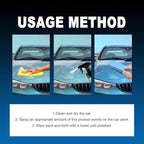 Sopami Car Coating Spray,Quick Effect Coating Agent,Quickly Coat Car Wax,Car Scratch Wax Polish Spray Waterless Wash,Oil Film Emulsion Glass Cleaner with towel (3 pcs)
