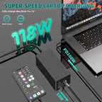 100W USB C Laptop Car Charger for Dell Latitude/Dell XPS, Lenovo Thinkpad/Yoga/IdeaPad, MacBook Pro/Air, HP Spectre/Elitebook, LG Gram, Samsung Acer Asus Chromebook Charger