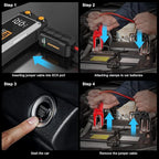 HOMPOW 6000A Car Jump Starter, Portable Car Jumper Starter Battery Pack for All Gas and Up to 12L Diesel Engine, 12V Jump Box with LCD Display, USB Ports and 3 Modes Flashlight