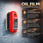 2 Pack Automotive Oil Film Cleaning Brush for Windshield, Car Glass Oil Film Remover with Hydrophobic Coating, Rain Repellent Windshield Cleaner Tool Improves Driving Visibility