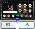 ATOTO A6 PF Android 7" Double DIN Car Stereo, 8-core 2+32GB, Wireless CarPlay & Android Auto QLED Touch Screen, WiFi/BT/USB, AI Chat&GPS Tracking, Dual Bluetooth, DSP/FM/SWC/LRV, MirrorLink,A6G2B7PF