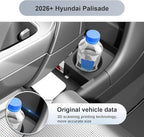 SKTU 3-Pack for 2026 Hyundai Palisade Center Console Organizer for 2026+ Hyundai Palisade Calligraphy Under Console Tray Hyundai Palisade 2026 Accessories Lower Console Tray with Cup Holder