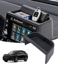 Dashboard Storage Tray Dash Organizer for Honda HRV 2026 2025 2024 2023 (Fits for 7 Inch & 9 Inch Screen) Interior Accessories Center Console Behind Screen Storage Box for 2023-2026 HR-V, Black