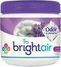 Bright Air Solid Air Freshener and Odor Eliminator, Lavender and Fresh Linen Scent, 14 Ounces (900014) , Purple