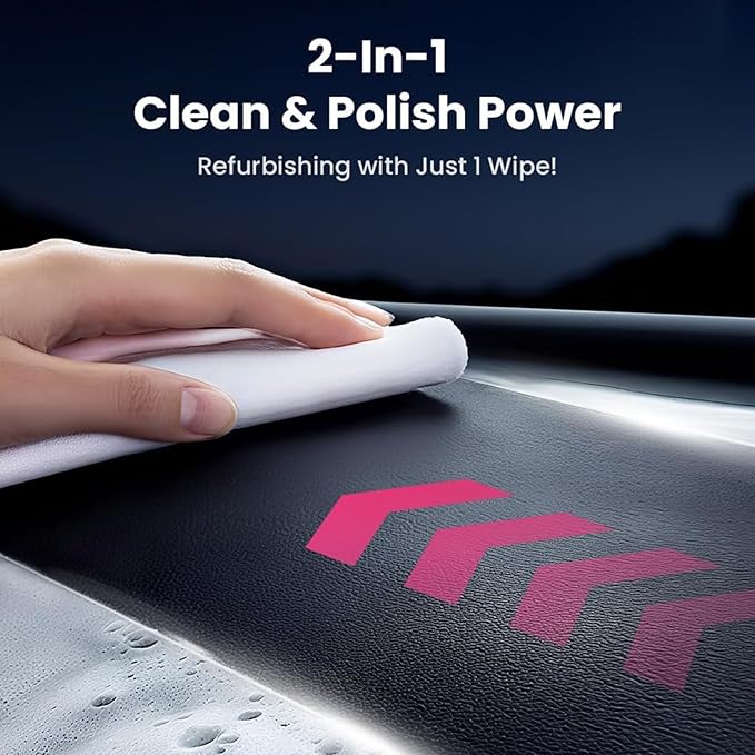 Polishing Cleaner Car Interior, 2026 Upgrade Car Interior Cleaner Spray, All Purpose Car Interior Detailer Cleaner for Dashboards, Seats, Leather, Plastic-1PC