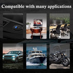 BATIGE Type C 3.0 USB 3.0 Alloy Shell Car Mount Flush USB Port Cable Male to Female, Car Truck Boat Motorcycle Dashboard Panel Extension Cable LED Indicator - 3ft