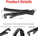 4 Pack Car Seat Gap Filler, Car Seat Gap Plug to Fill The Gap Between Seat and Console, Universal Car Seat Gap Filler Organizer Crevice Blocker Stop Things from Dropping