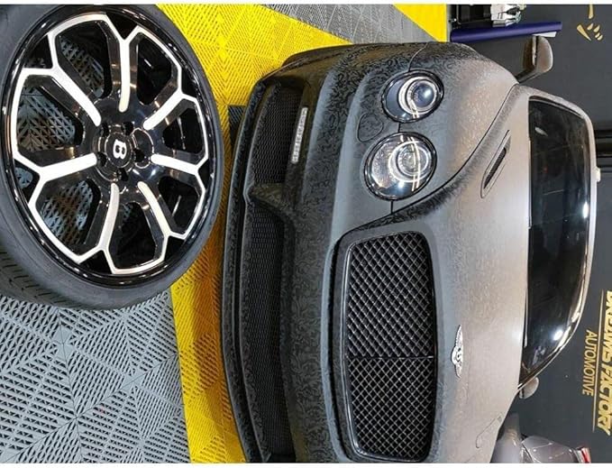 3M Car Wrap Roll 2080 Shadow Black Textured | SB12 | (5ft x 20ft (100 Sq/ft)) | Automotive Vinyl Wrap for Cars - Car Interior Wrap & Exterior | w/Free Instawraps Pro Glove