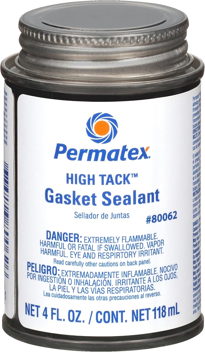 Permatex 80062 High Tack Gasket Sealant, 4 oz., Black
