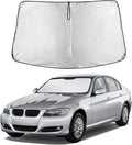 EcoNour Windshield Sunshade Compatible for BMW 3 Series 2006-2009 2010 2011, Sun Visor for Front Windshield & Window Sun Shade Cover, UV Heat Blocker & Protector, Car Accessories