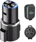 J1772 to Tesla Charger Adapter for Tesla Model Y 3 X S Cybertruck,Tesla Battery Charging Accessories,SAE J1772 EV Adapter [Max 80A, 250V] of L2 Chargers for Tesla Cars ONLY, Not for DC Fast Chargers