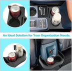 CDEFG 2022-2024 Maverick Car Cup Holder Organizer for Maverick Center Console CupHolders Expander Fit for First Row and Second Row 2022 2023 2024 Maverick Pickup Truck Interior Accessories, 2PCS