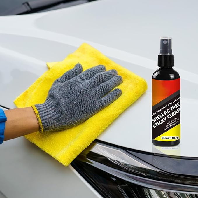 Tree Sap Cleaner – Automotive Adhesive Remover, & Tar Spray | Fast-Acting 100 ml Car Exterior Cleaner for Bird Droppings, Decals, Bumper Sticker on Vehicle Paint (Citrus Formula)