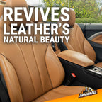 Armor All Car Leather Cleaner Spray, Beeswax Leather Care Spray for Cars, Trucks, Motorcycles, 16 Oz Each