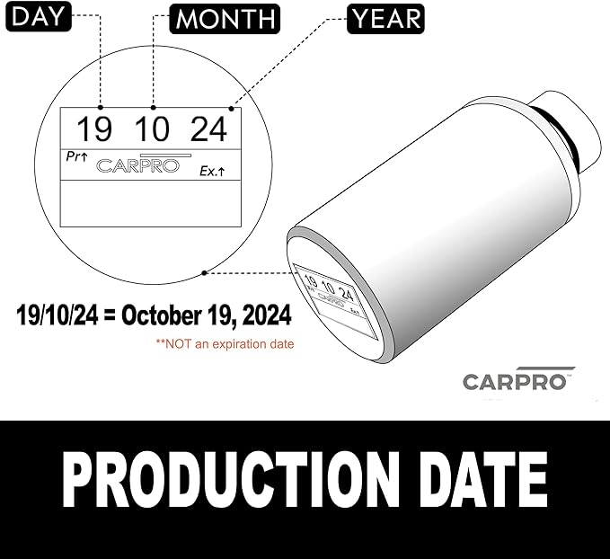 CARPRO Eraser Polish & Oil Remover - Ceramic Coating Prep, Complete Removal of Polishing Oils for Application of CQUARTZ Ceramic Coat, Anti-Static, Dust Free, No Silicone - 1 Liter (34oz) and Sprayer