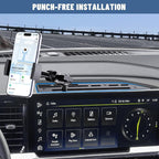 Surfcabin Phone Holder Compatible with 2022+ Silverado Sierra Dash Platform Phone Mount, Full Metal Cell Phone Holder for 2022 2023 2024 2025 2026 Silverado & Sierra Dash Phone Mount