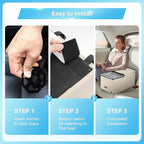 Center Console, Universal Bench Seat Center Console with Fast Phone Charging， Back Seat Car Organizer, Automotive Center Console with Cup Holder & Phone Holder (Beige)