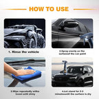 Ceramic Coating for Cars, Waterproof Auto Paint Coating - Graphene Infused, Scratch Resistant & High Gloss Auto Paint Sealant, Easy 1-Step Spray Application