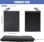 Windspeed 2Pack Clay Mitt, Microfiber Clay Bar Towel for Car Detailing, Medium Grade Bar Glove Auto Detailing (Grey)