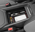 LUWU 2024 Mustang Mach E Center Console Organizer for 2021-2024 Ford Mustang Mach E Select/Premium/GT Accessories Armrest Console Storage Box Glove Organizer Tray ABS Material (Red)