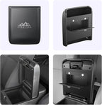 LUWU Center Console Cover Hidden Storage Box Compatible with 2025 2026 Toyota 4Runner Accessories Silicon Material Armrest Secret Arm Rest Cover Center Console Hidden Organizer Box (2 in 1 Design)