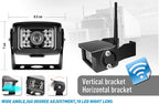 ZEROXCLUB Digital Wireless Backup Camera System Kit, IP69 Waterproof Wireless Rear View Camera + 7’’ LCD Wireless Reverse Monitor for RV/Truck/Trailer/Bus/Camper/5th Wheel (W01-7 inch)