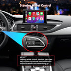 Wireless CarPlay Android Auto Retrofit Kit Decoder Box for Audi A6L 2016-2018, A7 (2018) Interface Box Fit Car Radio Upgrade GPS Navigation Support Mirror Link,Backup Camera, Siri
