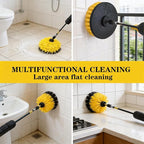 18Pack Drill Brush Power Scrubber Cleaning Brush Extended Long Attachment Set All Purpose Drill Scrub Brushes Kit for Bathroom, Car Detailing, Carpet, Tile Grout, Sinks, Corners