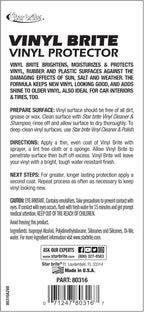 STAR BRITE Vinyl Brite Marine Grade Protectant Spray - Brighten, Moisturize & Protect Vinyl, Rubber, Fiberglass, Plastic & More