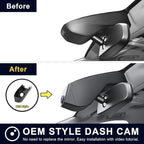 Mangoal 4K Dash Cam fit for GMC Acadia 2017-2023 (Model A), SE SEL Set AT4 Denali, Model A & Model B Have Same Models Years but Vehicle Sensor Cover are Different, Free App & WiFi, 64GB Card