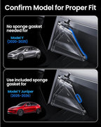REEVAA Upgraded Tesla Model Y Hidden Under Screen Storage Box for Model Y 2020-2026 (Fit New Model Y Juniper) [One-tap Open & Stable Installation] Model Y Accessories, Center Console Organizer Tray
