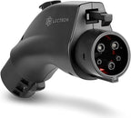 Lectron NACS to J1772 EV Charging Adapter - Compatible with Tesla Wall Connectors, Destination Chargers, & Mobile Connectors (80A, 240V) - for J1772 Electric Vehicles - UL 2252 Certified (Black)