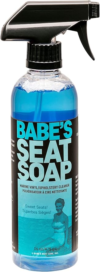Babe’s Seat Soap & Seat Saver Pint Bundle – Marine Vinyl Cleaner and Conditioner for Boat Seats & Upholstery | Interior Care Kit for Vinyl Surfaces | Compact Size for Small Boats or Travel