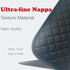 Upgraded Car Middle Center Console Cover with 2 Storage, Universal Microfiber Leather Car Armrest Cover Cushion for for Most Vehicles, Memory Foam Comfort Stylish Leather Scratch-Resistant, Thickened