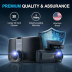 Magellan Dash Cam Front and Rear, 4K+4K Dual Dash Camera for Cars, STARVIS 2 Night Vision, Free 24H Parking Mode Hardwire Kit, Built-in Wi-Fi, GPS, 128GB SD Card Included (DR52)