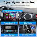 MMB Wireless CarPlay Adapter for iPhone, 2-in-1 Wireless CarPlays & Android Auto Adapter, Convert Wired to Wireless CarPlay,Plug & Play,Auto Reconnect, No Delay, USB-A/Type-C for iOS 10+ & Android 11+
