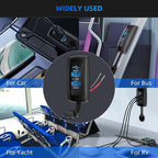 2PCS 3 Ports 12V RV USB Outlet 72W, 2PCS Type-C PD3.0 Quick Charge & Dual QC3.0 Panel Wall Surface Mount, Automotive Car Multi-Port USB Socket Charger Adapter for RV Marine Boat Bus Camper ATV Truck