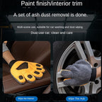 Scratch Free Car Wash Mitt, Coral Fleece Mitts, Five Finger Wash Glove Tool, Men Women Car Truck SUV, Automotive Vehicle Exterior, Home Kitchen Cleaning Supply