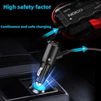 14V Car Charger Cable for NOCO Jump Starter Compatible with NOCO GB70 GB150 GB250+ GB251+ GB500 GB500+ Genius Boost Ultra Safe Lithium Jump Starter Battery Car Power Adapter Cord