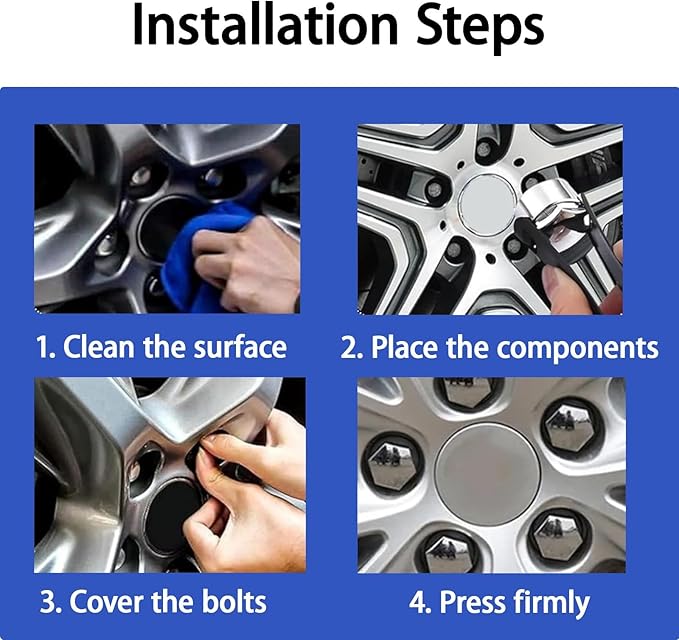 20 Pcs Wheel Nut Covers for Honda Pilot 2025 2024 2023, Hex Lug Nut Caps Waterproof Protective PP Plastic Auto Hub Screw Protector Accessories,Black-21mm