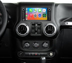 4G LTE QLED Radio for Jeep Wrangler 2007-2018 Chrysler Dodge Ram 1500,Touch Screen 8core Stereo Upgrade,Wireless carplay & Android Auto,Fast Charge,Free Backup Camera