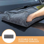 Ipetboom Car Wash Towel Large 60x160cm Thick Microfiber Drying Cloth Single-Sided Plush Soft Car Cleaning Supplies for Vehicle Care