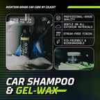 Care Car-Shampoo and Soap - Car Detailing Kit Essential - Vehicle Cleaning Supplies - Produces Thick, Foamy Suds - Gentle on Wax and Sealants, 16 Oz.