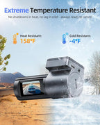 4K Dash Cam Front and Rear, 5G WiFi & GPS & 64GB Card, 1.5" IPS Display Dash Camera for Cars, 4K+1080P Dual Car Dashcam with 24H Parking Mode, Night Vision, G-Sensor, Loop Recording, WDR, 170° Angle