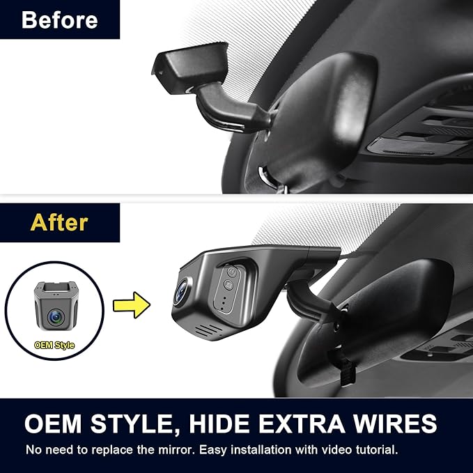 Mangoal Front 4K & Rear 1080p Dash Cam Custom for Lexus RX 2016 2017 2018 2019 2020 2021 2022(Model A),RX350 RX 450h and etc,OEM Look,UHD 2160P Video,Parking Mode,WiFi & App,Loop Recording,128GB Card