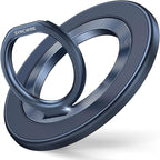 SYNCWIRE Magnetic Phone Ring Holder for MagSafe, 360° Rotation Cell Phone Grip Stand Finger Ring Kickstand Two-Sided Magnet Compatible with iPhone 17 Pro Max 16 15 14 13 12 MagSafe Accessories